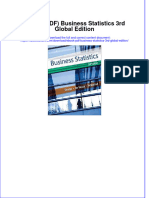 Ebook PDF Business Statistics 3rd Global Edition PDF