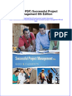 Ebook PDF Successful Project Management 6th Edition PDF