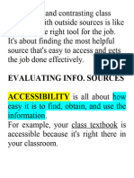 Accessibility Vs Effectiveness