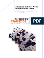 Ebook PDF Business Statistics A First Course First Canadian Edition PDF