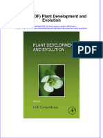 Ebook Ebook PDF Plant Development and Evolution PDF