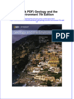 FULL Download Ebook PDF Geology and The Environment 7th Edition PDF Ebook