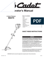 Operator's Manual: 4-Cycle Trimmer