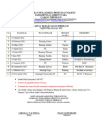 Jadwal Ibadah Cabang