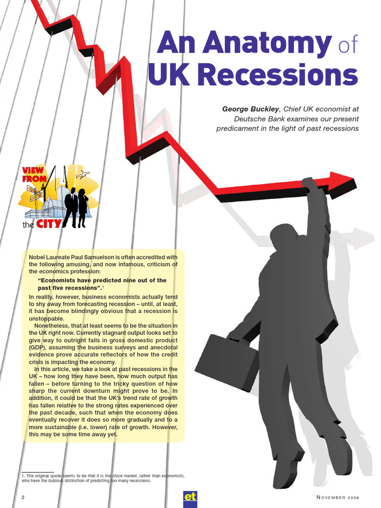 UK Recession Analysis by Deutsche Bank | PDF | Recession | Inflation
