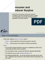 Consumer and Producer Surplus