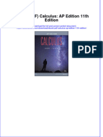 Ebook PDF Calculus AP Edition 11th Edition PDF