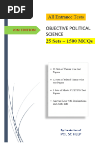 Objective Political Science - 15 - Pol SC Help