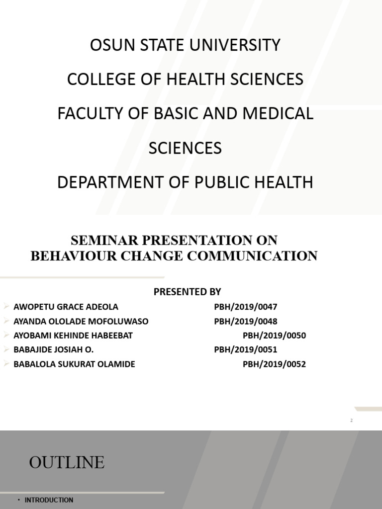 Steps in Behavior Change Communication | PDF | Health Promotion | Behavior