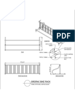 302-111c - Madrax - Gridrac Bike Rack - 18 Bike (9 Per Side), Surface Mount-Model