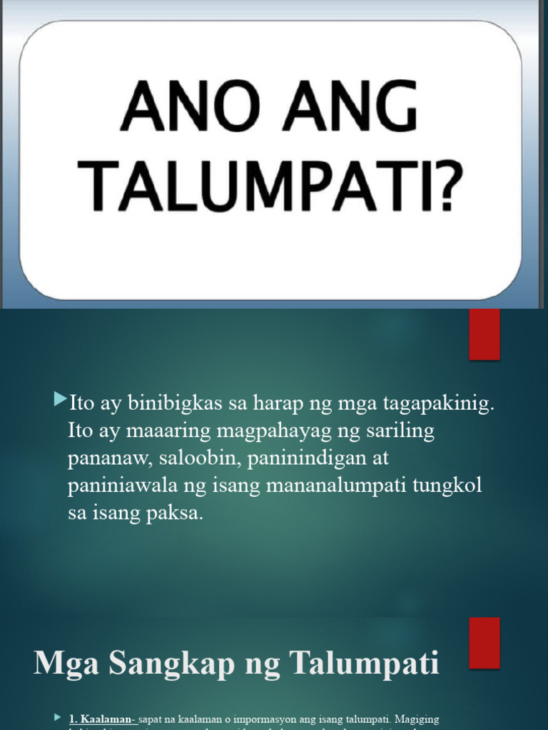 Talumpati | PDF