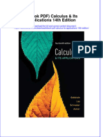 Ebook PDF Calculus Its Applications 14th Edition PDF