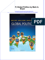 FULL Download Ebook PDF Global Politics by Mark A Boyer PDF Ebook
