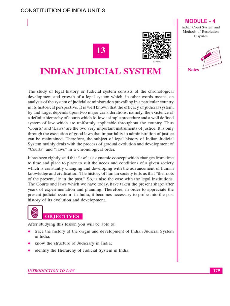 Overview of the Indian Judicial System | PDF | Supreme Court Of India ...