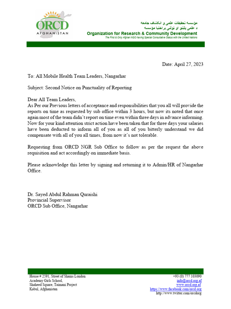 Notice of Salary Deduction (Warning) . | PDF | Career & Growth | Business