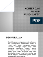 Konsep Dan Prinsip Patient Safety