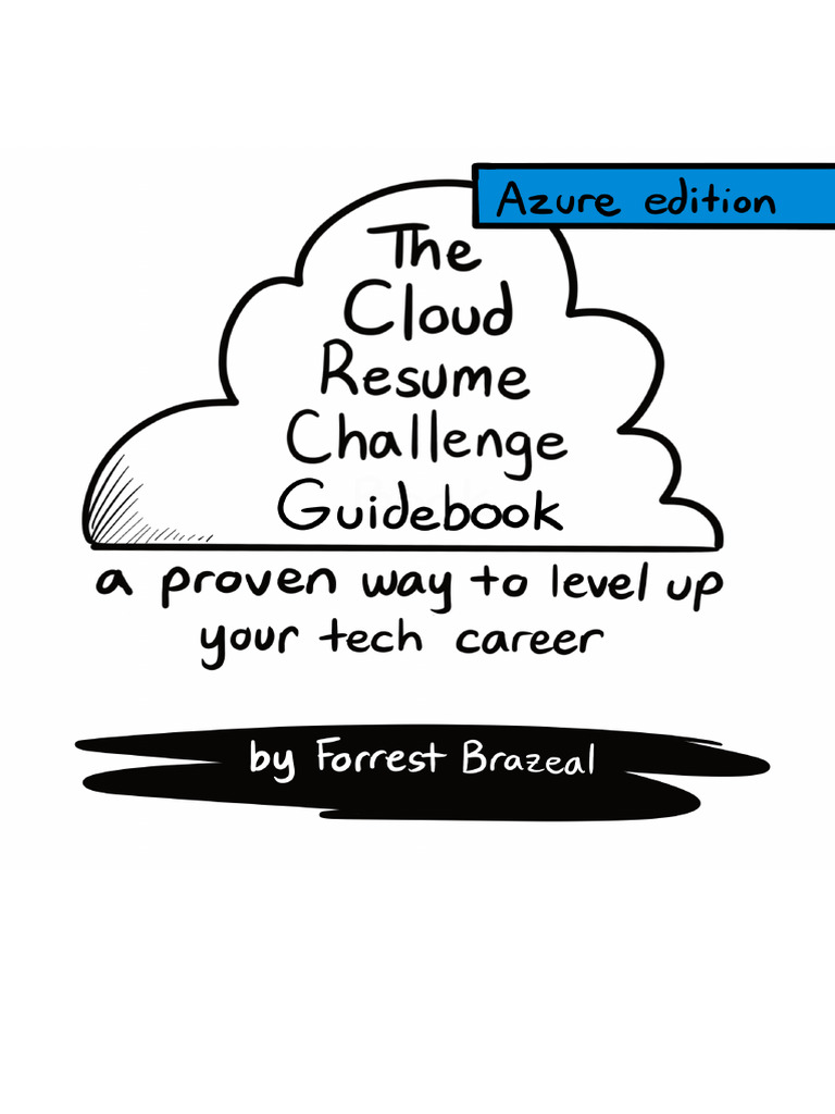 The cloud resume challenge cookbook azure ed pdf microsoft azure