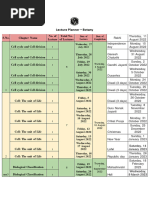 ZIMSEC Biology Study Plan 2025-2026 | PDF | Biology | Organisms