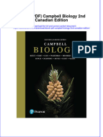 Ebook PDF Campbell Biology 2nd Canadian Edition PDF