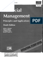 Financial Management Principles and Applications 