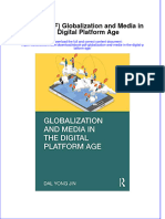 FULL Download Ebook PDF Globalization and Media in The Digital Platform Age PDF Ebook
