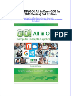 FULL Download Ebook PDF Go All in One Go For Office 2016 Series 3rd Edition PDF Ebook