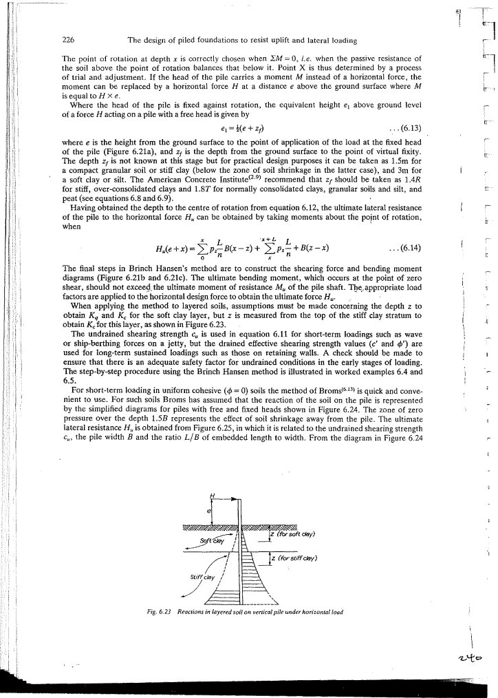 Lateral Load Capacity of Piles | PDF