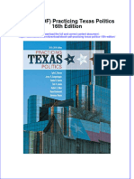 Ebook Ebook PDF Practicing Texas Politics 16th Edition PDF