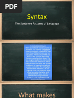 Syntax 2023 Notes