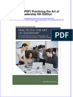 Ebook Ebook PDF Practicing The Art of Leadership 5th Edition PDF