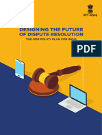 Designing The Future of Dispute Resolution The ODR Policy Plan For India