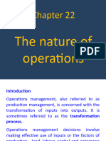 Chapter 22 - The Nature of Operations - Presentation