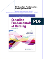 Ebook PDF Canadian Fundamentals of Nursing 6th Edition PDF