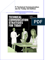 Ebook PDF Technical Communication Strategies For Today 3rd Edition PDF