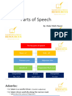 Lec 003 20231225 Parts of Speech