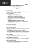 Software Engineering Schema: Iii/Iv B.Tech (Regular) Degree Examination Computer Science and Engineering