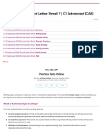 How To Write A Formal Letter - Email C1 Advanced