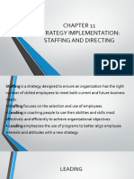 Chapter 11strategy Implementationstaffing and Directing