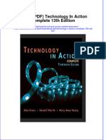 Ebook PDF Technology in Action Complete 13th Edition PDF