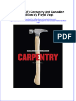 Ebook PDF Carpentry 3rd Canadian Edition by Floyd Vogt PDF