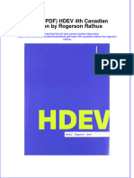 FULL Download Ebook PDF Hdev 4th Canadian Edition by Rogerson Rathus PDF Ebook