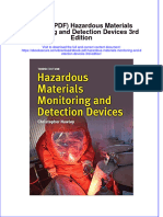 FULL Download Ebook PDF Hazardous Materials Monitoring and Detection Devices 3rd Edition PDF Ebook
