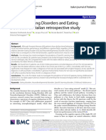 Specific Learning Disorders and Eating Disorders: An Italian Retrospective Study