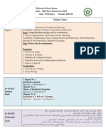 Exam Syllabus Grade 10 Science 95104