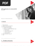 OTP User Guide For Android - IOS