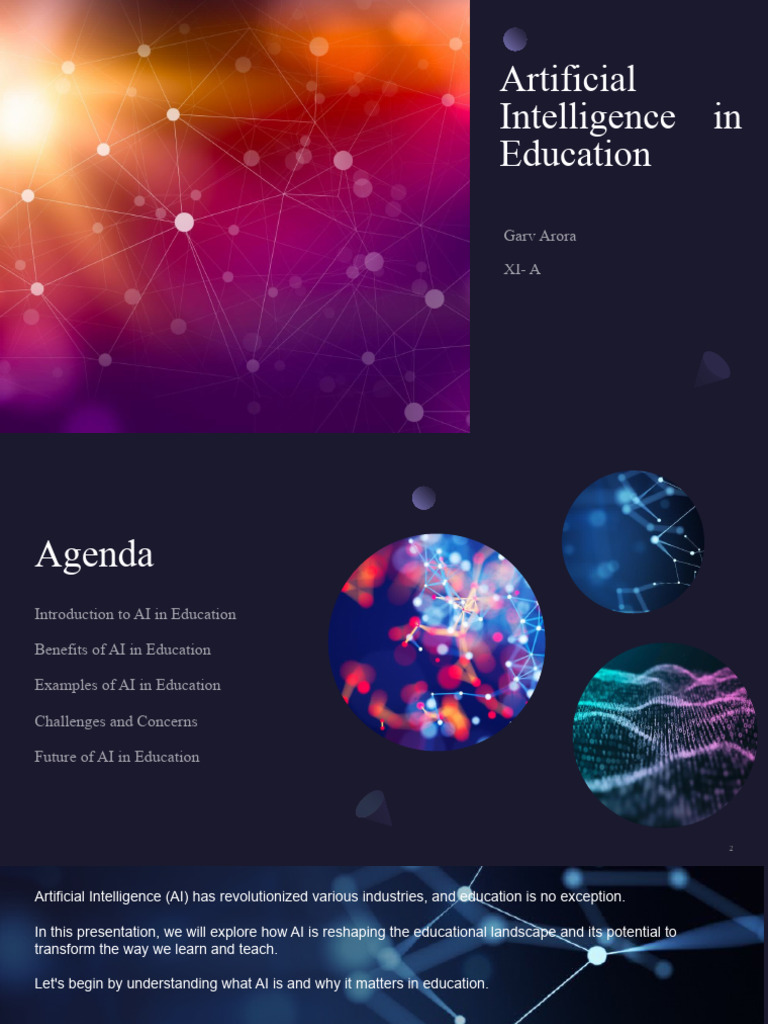 AI Transforming Education: Benefits & Future | PDF | Artificial ...