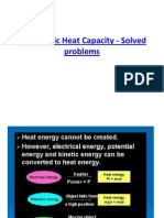 4.2 Specific Heat Capacity - Solved Problems