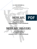 KFC Informatii Produse