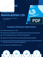 Marketing Plan of Unilever Bangladesh LTD