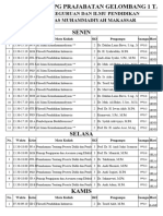 Jadwal Mahasiswa